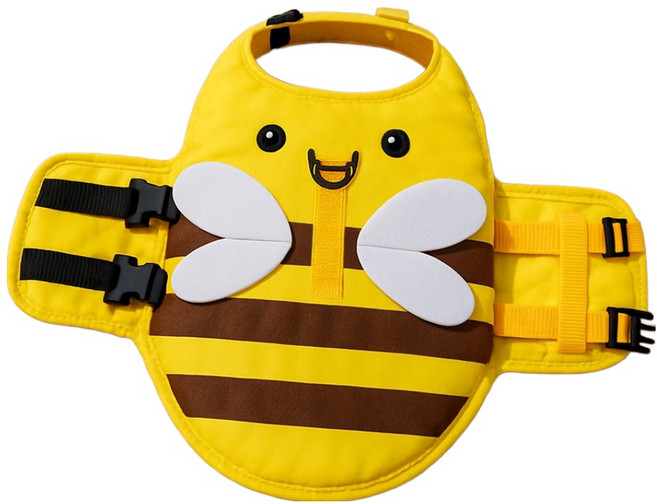 리치독스 강아지 꿀벌 구명조끼, 혼합색상, 1개