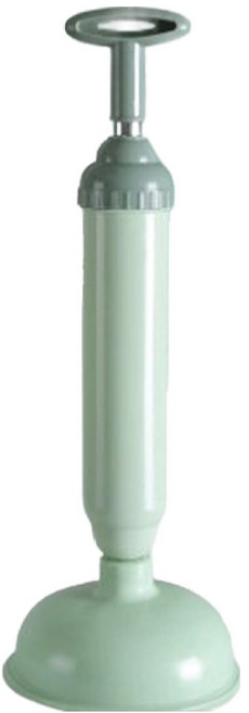 블랙조인 흡착 변기 하수구 압축 뚫어뻥, 그린