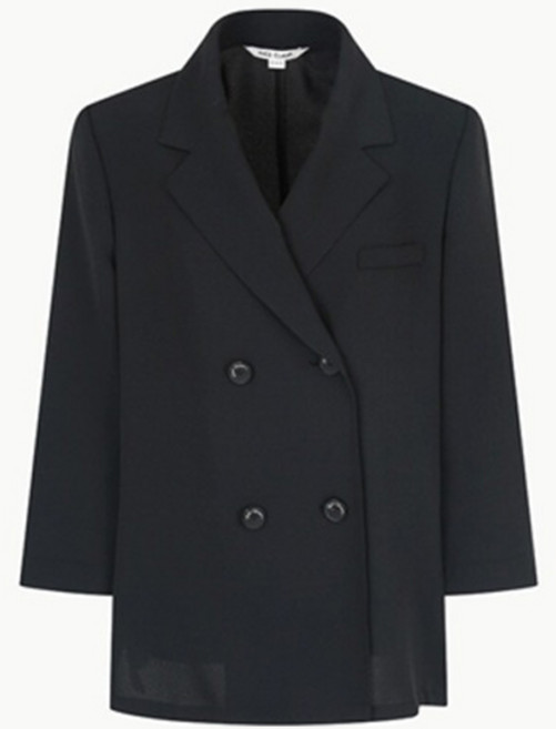 나이스클랍 여성용 더블 여밈 폴리 자켓 N242XWJ302DG