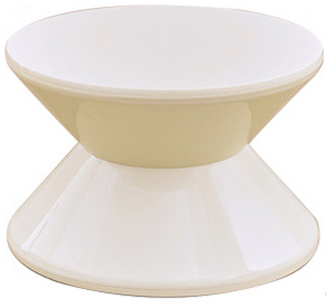 라라하우스 델라 모래시계 컬러 스툴 사이드 테이블 Small, 크림, 1개