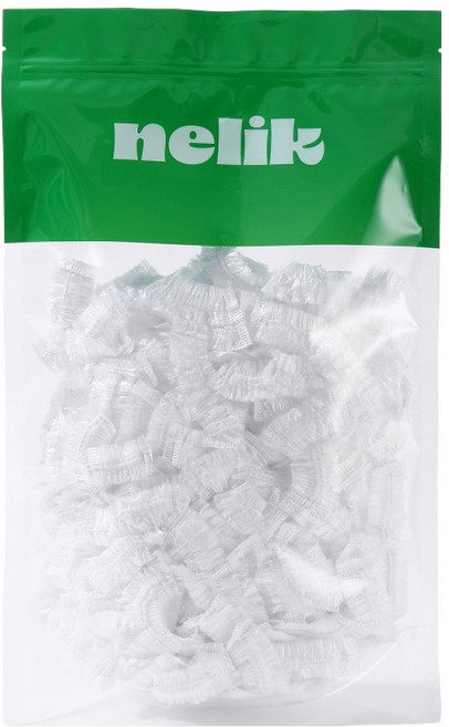 넬릭 1회용 비닐 이어캡 200p, 1개, 투명