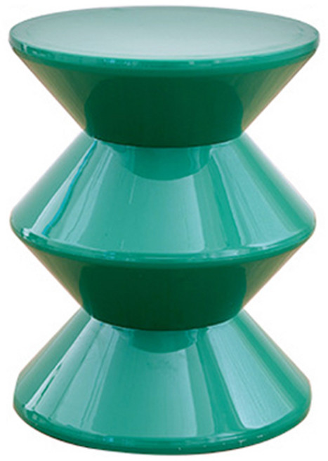 라라하우스 델라 모래시계 컬러 스툴 사이드 테이블 Large, 포레스트, 1개