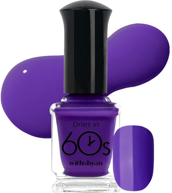 위드샨 60초 매니큐어, M167쇼킹퍼플, 9ml, 1개