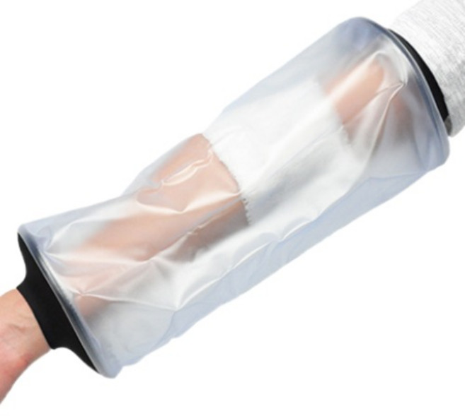 베네블 손 팔 목욕 샤워 성인용 기브스 방수커버, 슬리브형 스몰, 1개