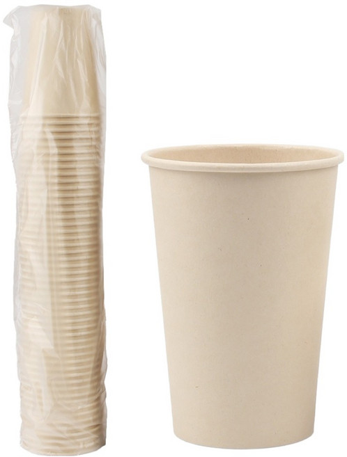 슈가랩 사탕수수 종이컵 380ml, 1개, 50개입