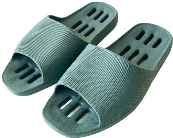 샤바스 국내산 프리미엄 미오르 욕실화, 딥그린, 1개