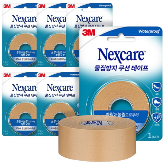 넥스케어 물집방지 쿠션 테이프, 6개