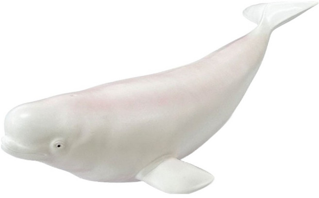 Bandi Toy 大型柔軟白鯨公仔, 1個