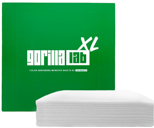 고릴라랩 한장으로 끝내는 빅사이즈 이염방지 뚱시트 세탁 티슈 XL, 100매, 1팩