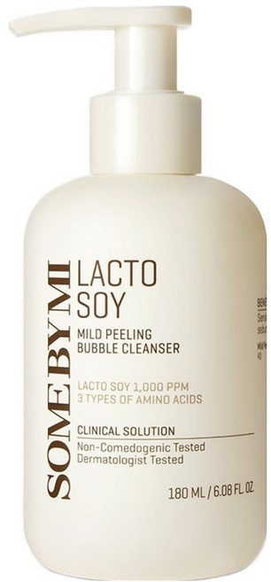 SOME BY MI Lacto Soy 溫和去角質泡沫潔面乳, 1個, 180ml