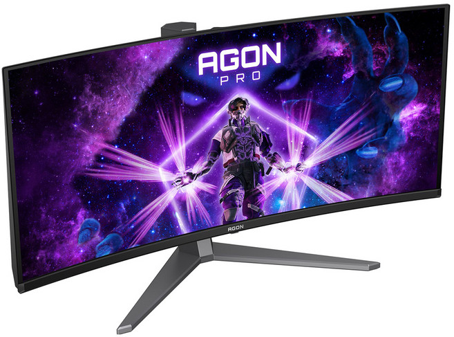 AOC AGON PRO WQHD QD-OLED 1800R 曲面電競螢幕 175Hz 0.03ms HDR 內建喇叭, AG346UCD, 34吋