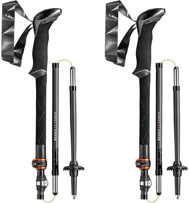레키 마카루 FX 카본 등산스틱 652 20621, 혼합색상, 2개