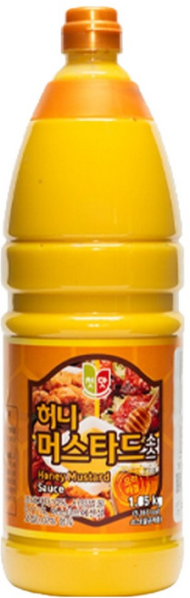 첫맛 허니 머스타드 소스, 1.85kg, 1개