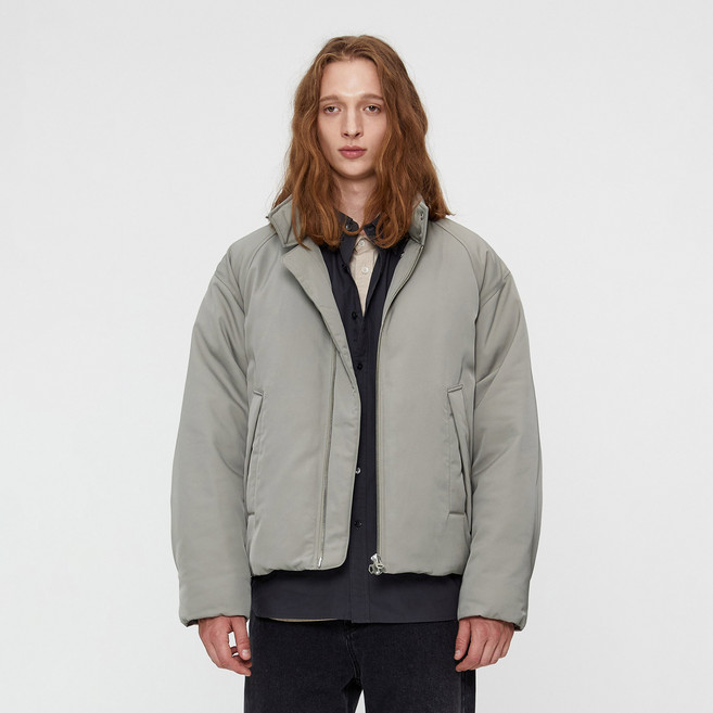 ILCORSO 男士 Goose Down 極簡短版鵝絨外套