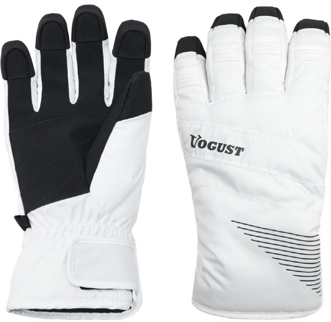보거스트 컴포트핏 스키 스노보드 오지 방한 장갑 양손착용 세트 LUPCUG05, 화이트, 1세트