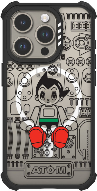 아스트로보이아톰 임팩트 맥세이프 투명 아톰 디자인 휴대폰 케이스