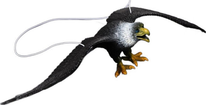 레몽크리프 비둘기 조류퇴치 독수리 모형 블랙, 120g, 1개