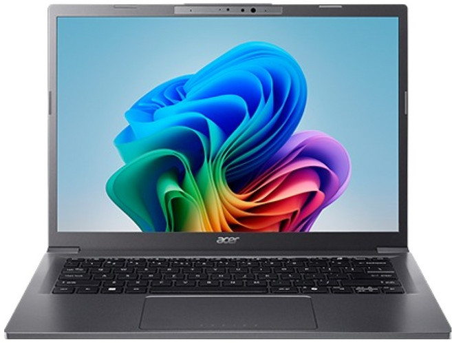 에이서 2025 아스파이어 14 AI 코어Ultra5 인텔 14세대, 스틸 그레이, 512GB, 16GB, WIN11 Home, A14-52M-53ZY