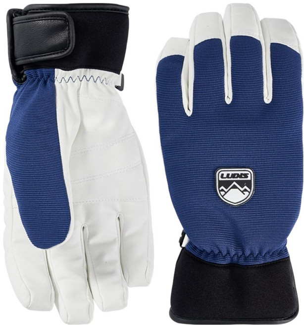 루디스 컴포트핏 NE스판 스키 보드 오지 방한 장갑 양손착용 세트 LUP01UG08, NAVY, 1세트