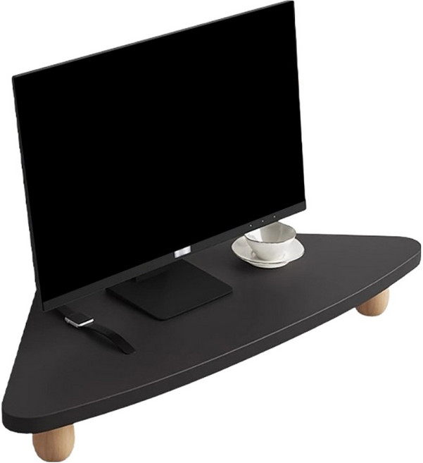 小麥購物 轉角電腦增高架 L1221, 黑色