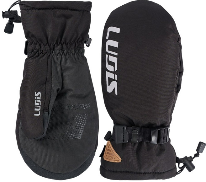 루디스 컴포트핏 스노보드 벙어리 방한 장갑 양손착용 세트 LGM433MA, BLACK, 1개