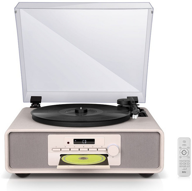 브리츠 프리미엄 올인원 턴테이블 스피커, BZ-TP9000, 혼합색상