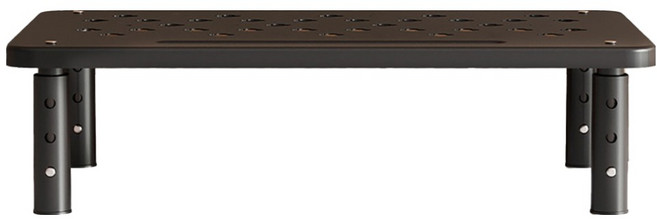 小麥購物 可伸縮調節電腦增高架 加厚款 L1224, 黑色