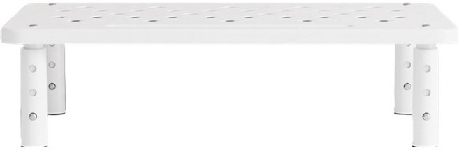 小麥購物 可伸縮調節電腦增高架 加厚款 L1224, 白色