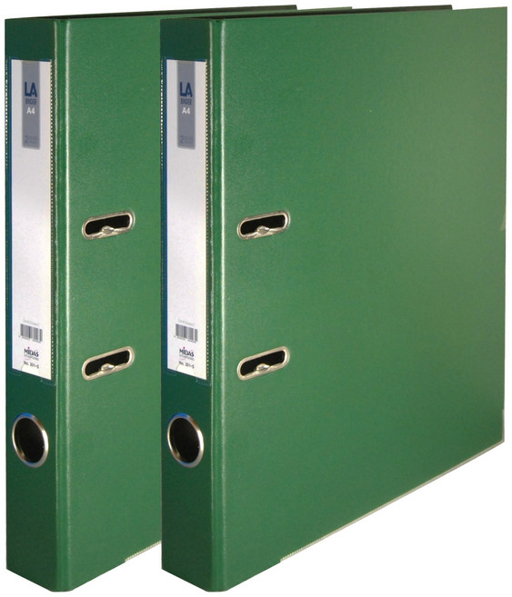 마이다스 LA 레버아치바인더 민 5cm, 그린, 2개