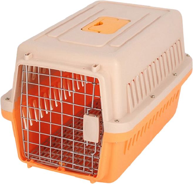 寵物航空運輸箱 1號, 1個, 橘色