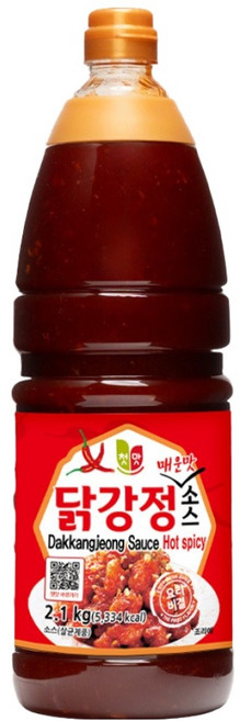 첫맛 닭강정 매운맛 소스, 2.1kg, 1개