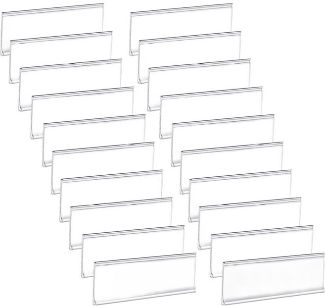 코히모 월프레임 명패 꽂이 투명 5W0495 20p