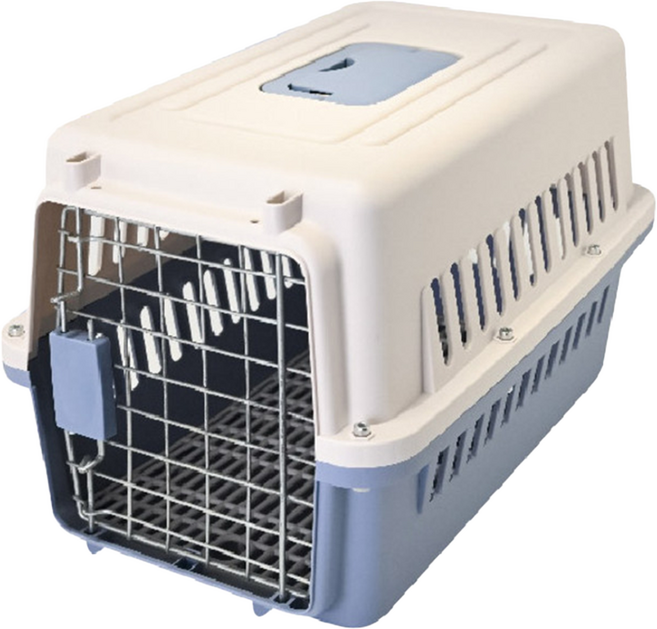 寵物航空運輸箱 1號, 1個, 海岩藍