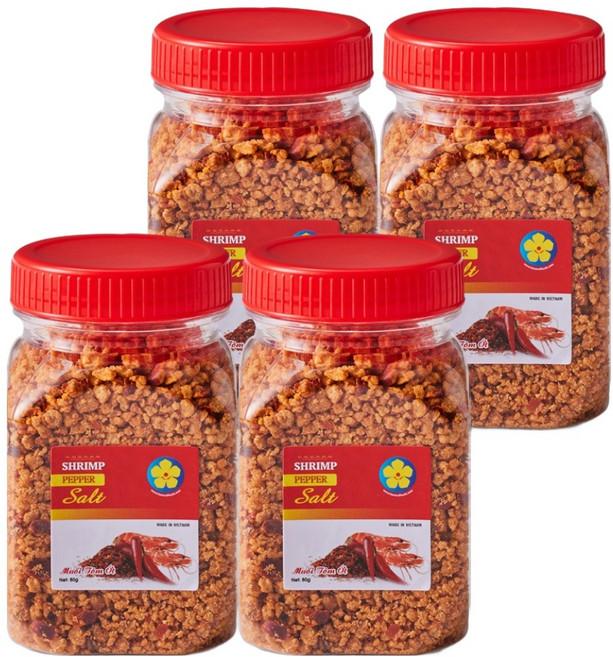 베트남 새우소금, 80g, 4개