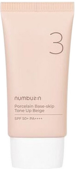 넘버즈인 3번 도자기결 파데스킵 톤업베이지 SPF50+ PA++++, 50ml, 1개