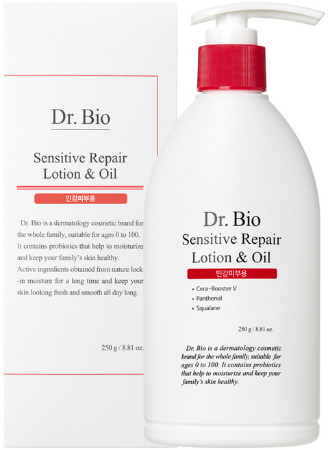 Dr.Bio 敏感修護乳液與油, 1個, 250g