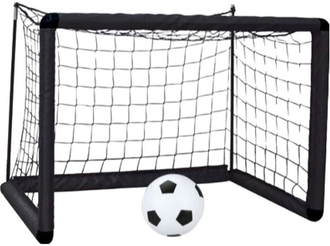 Roymaster 足球迷你球門 + 足球套組, 1套, 黑色
