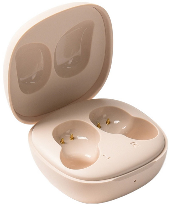 펭카 버즈 충전 케이스, PB3004, 베이지