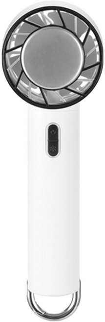 CYKE USB製冷手持風扇 半導體桌面渦輪冰敷風扇 便攜隨身降溫風扇 戶外登山掛扣風扇, 白色, CYKE-625