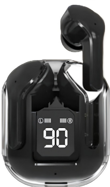 DTAudio 聆翔 AIR31 數顯無線藍芽耳機 ENC降噪 電量顯示 藍牙5.3, DTA-K33, 經典黑