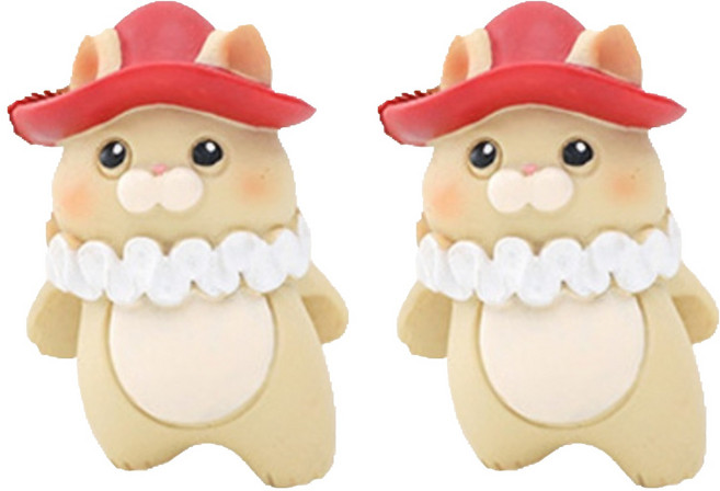 미미네아쿠아 걸이식 수조 장식품 동화 속 기사고양이, 2개