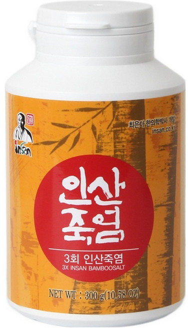 인산죽염 3회죽염 분말, 1개, 300g