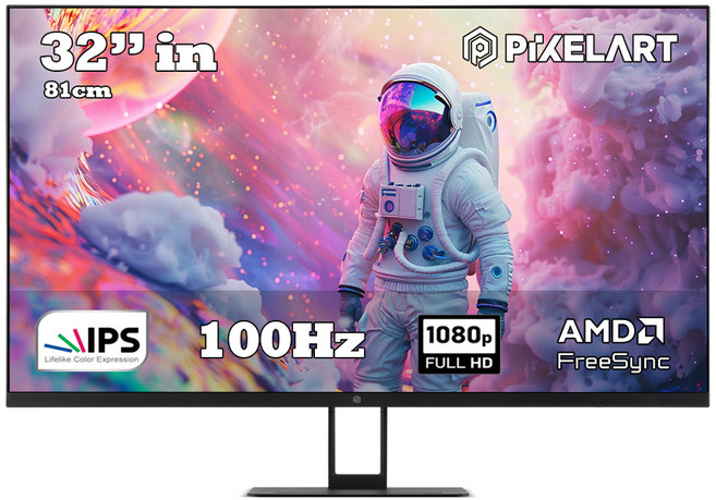 PIXELAR FHD IPS 100Hz 電競螢幕, PA3242IPS(一般), 81cm