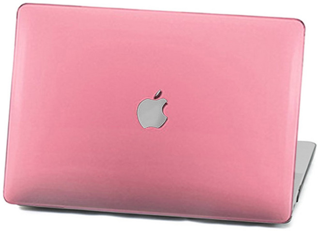 앨리스홈 펀칭 맥북 커버 15 A2941 / A3114 / A3241, 크리스탈핑크, 1개