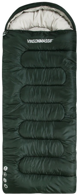 빈슨메시프 히프노스 머미 캠핑 침낭, 카키, 1개