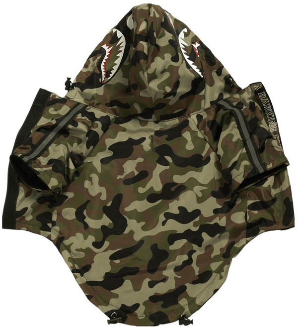 寵物帥氣風衣, 迷彩, 1件