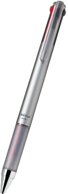 파이롯트 쥬스업 3색 다색펜 0.4mm, 실버, 1개