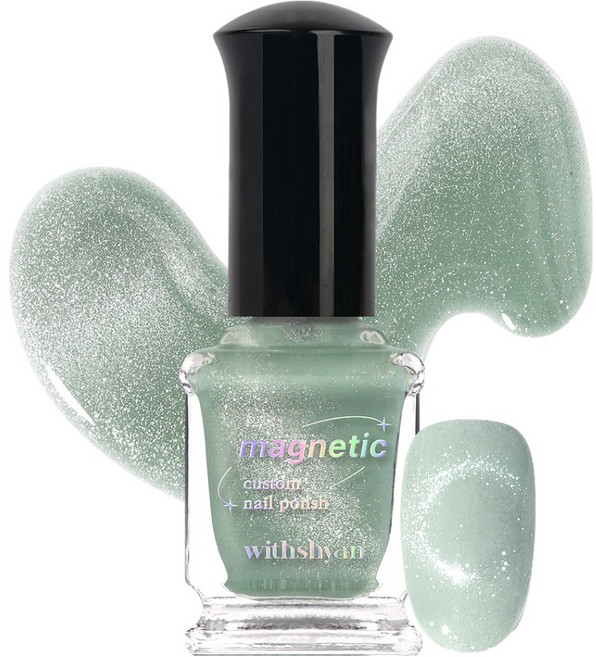 위드샨 커스텀 마그네틱 자석 네일 폴리쉬, 09 듀이가든, 9ml, 1개