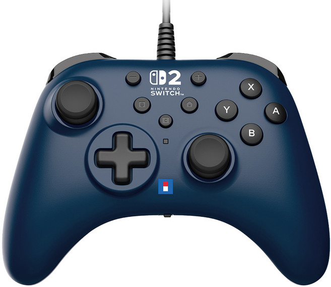 호리 Windows PC 호환 닌텐도 스위치2 호리패드 TURBO, 1개, 네이비, NSX-064A