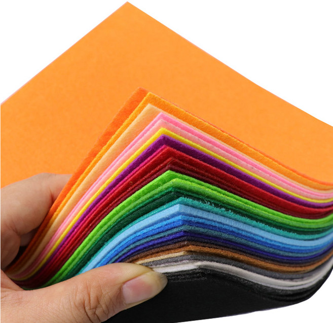 아이작큐브 칼라 펠트지 40종 세트 비접착식, 혼합색상, 1세트